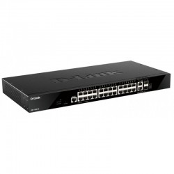 Switch D-Link 24 Puertos 100/1000/10000 Mbps 10G Ethernet 1U L3 DGS-1520-28