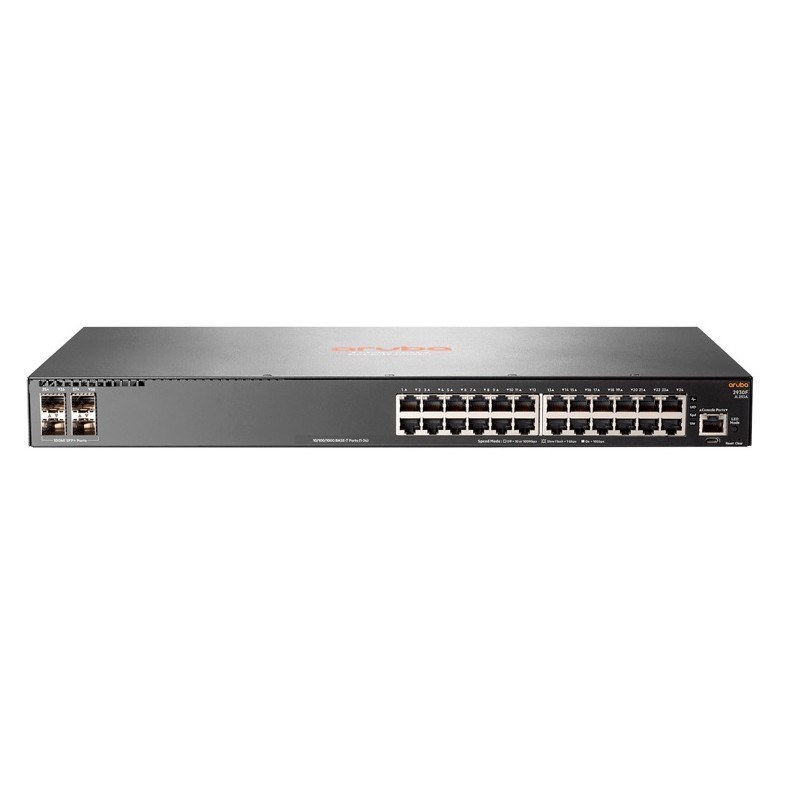 Switch HP Aruba 2930f 24 Puertos 10/100/1000 Mbps 4sfp L3 JL253A