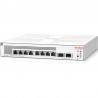 Switch HP Aruba Instant On 1930 8 Puertos 10/100/1000 Mbps 8G 4 PoE 2SFP 124W L2 JL681A