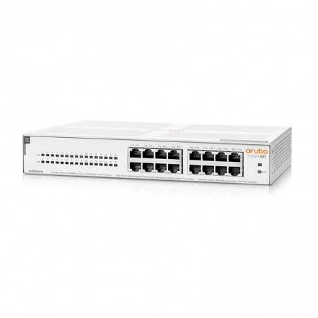 Switch HP Aruba 1430 16 Puertos 10/100/1000 Mbps 1U PoE L2 R8R48A