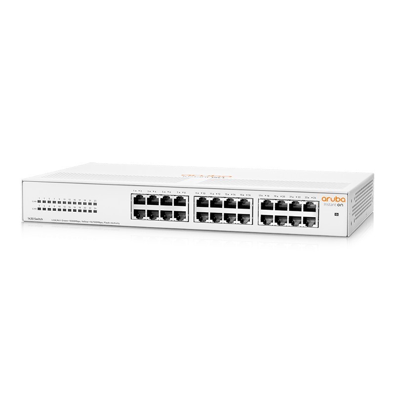 Switch HP Aruba 1430 24 Puertos 10/100/1000 Mbps 1U L2 R8R49A
