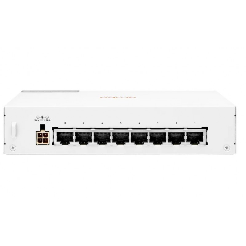Switch HP Aruba 1430 8 Puertos 10/100/1000 Mbps PoE L2 R8R46A
