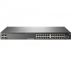 Switch HP Aruba 2930F 24 Puertos 10/100/1000 Mbps 4SFP PoE L3 JL261A