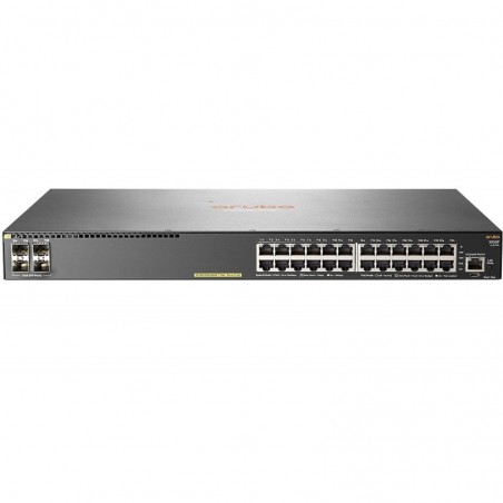 Switch HP Aruba 2930F 24 Puertos 10/100/1000 Mbps 4SFP PoE L3 JL261A