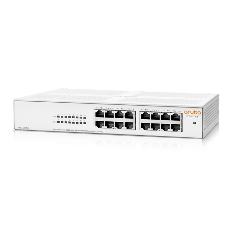 Switch HP Aruba Instant On 1430 16 Puertos 10/100/1000 Mbps L2 R8R47A